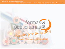 Tablet Screenshot of formaspublicitarias.es